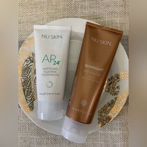 NuSkin Bundle: Insta Glow Tanning Gel & AP 24 Whitening Toothpaste